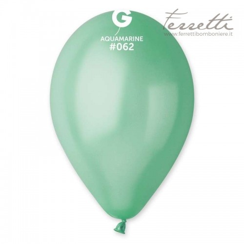 Confezione di 50 palloncini color verdi metalizzati