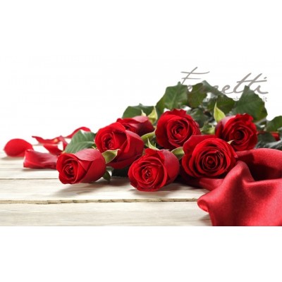 Mazzo di 7 Rose Rosse – Modicamore